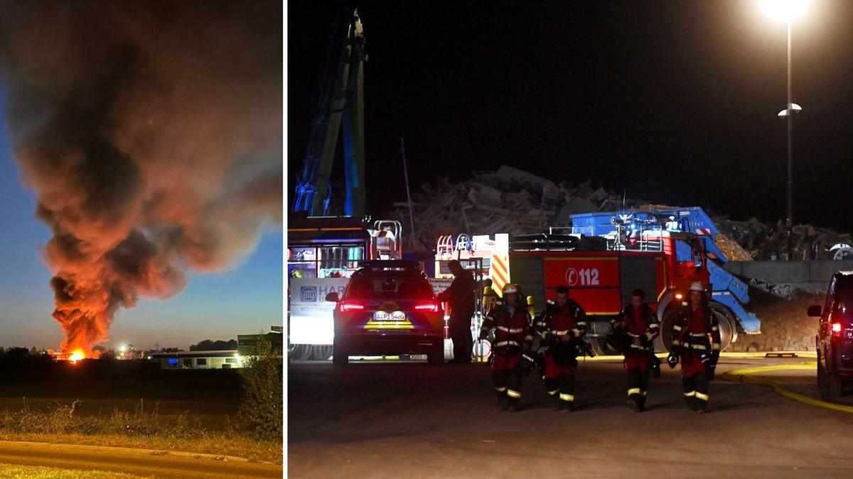 Gersthofen Brand Mit Gro Er Rauchs Ule In Gersthofen Anwohner Sollen