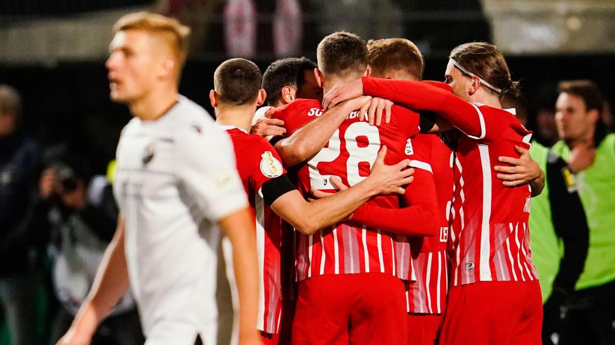 Sc Freiburg Mit Sp Ten Toren Gegen Sandhausen Ins Viertelfinale