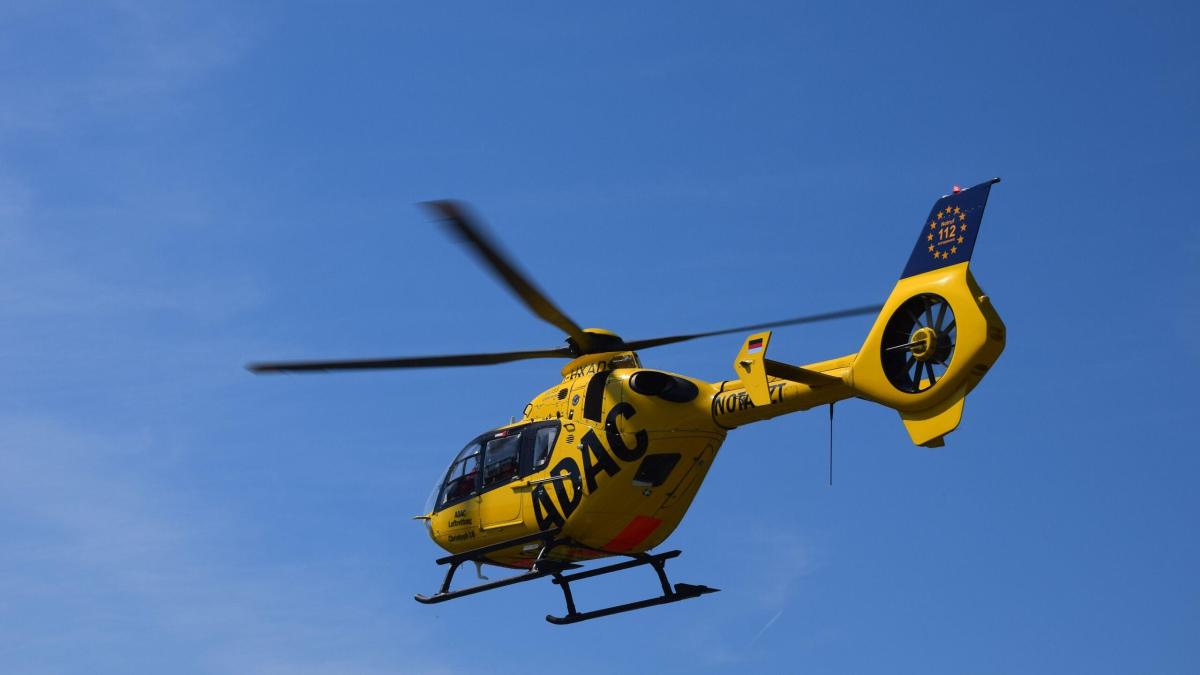 Drei Verletzte Bei Schwerem Unfall Rettungshubschrauber Im Einsatz