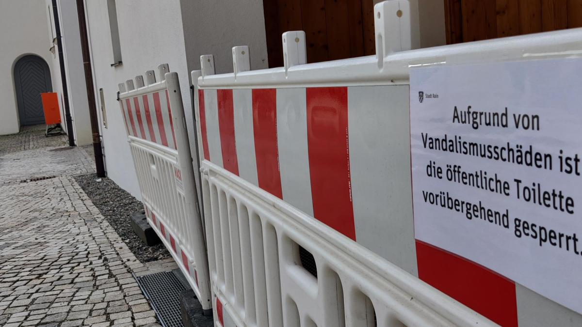 Schäden summieren sich Immer wieder Vandalismus am Schloss in Rain