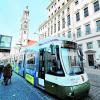 In der City-Zone dürfen Fahrgäste in Augsburg kostenlos fahren.