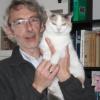 Jean Hoffmann mit Katze Melange.