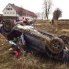 In der Gemeinde Breitenthal (Landkreis Günzburg) ist es am Samstag zu einem schweren Verkehrsunfall gekommen.