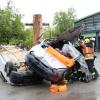 Um solche Unfallszenarien üben zu können, brauchen Feuerwehren ausrangierte Autos. Doch diese sind mittlerweile immer schwieriger zu bekommen. 