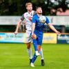 Will zurück in die Erfolgsspur: Nach zuletzt zwei Niederlagen gastiert Lucas Labus (hinten) am Freitagabend mit dem FC Ehekirchen beim Tabellenzweiten Eintracht Karlsfeld. Foto: Daniel Worsch