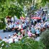 Zahlreiche Besucher waren zum Lauinger Altstadtfest gekommen und feierten bei schönem Sommerwetter. 