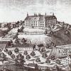 Auf diesem Kupferstich von Michael Wening von 1701 ist Schloss Gumppenberg zu sehen.