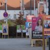 Politische Vielfalt am Straßenrand: Wahlplakate sind für die Parteien ein wichtiges Werbemittel. der Trend geht dabei zur Größe. 