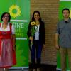 Sie wollen in Landtag und Bezirkstag Grüne Politik machen: (von links) Anita Schneider, Christina Haubrich und Dennis Kremer.