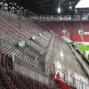 Die WWK-Arena blieb am Samstag gegen Bochum leer.  	
