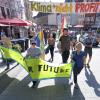 Rund 120 Menschen haben an dem Klimastreik in Landsberg teilgenommen.