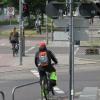 Eine grüne Welle für Radfahrer wie hier am Ehinger Tor ist in Ulm wohl schwer umsetzbar. 	