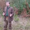 Ortstermin im Wald mit (von links) Martin Hollfelder von der WBV, Bernhard Breitsameter und Rolf Banholzer. 
