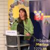 Planerin Theresa Finkel erläuterte bei der Bürgerversammlung in Mering das Konzept für das Meringer Ortszentrum.
