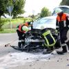 Auf der Staatsstraße zwischen Nördlingen und Deiningen ist es zu einem Verkehrsunfall gekommen.