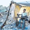 Bilder aus dem von einem Erdbeben zerstörten Teilen von Haiti sind derzeit in der Raiffeisenbank in Hurlach und Igling zu sehen.  