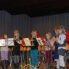 Die Konzertouvertüre zum Jubiläumskonzert in Mittelneufnach steuerten die Blockflötenkinder bei. 
