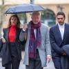 Boris Becker kommt mit seiner Lebensgefährtin Lilian De Carvalho Monteiro und seinem Sohn Noah zum Gericht