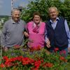 Rita und Josef Gestle sind seit 65 Jahren verheiratet. Altenstadts stellvertretender Bürgermeister Ernst Wüst (links) gratulierte den beiden.  	