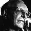 Lehrmeister und Vorbild: Komponist Carl Orff. 	