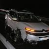 Innerhalb weniger Minuten haben sich auf der Autobahn A7 bei Illertissen mehrere Unfälle ereignet. Dieser Citroen wurde dabei schwer beschädigt.