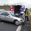 Bei einem Unfall am Freitag auf der A8 sind drei Menschen verletzt worden.