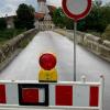 Neben der B25 ist bis Mittwoch auch die alte Wörnitzbrücke in Ebermergen gesperrt.