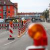 Die Gänstorbrücke über der Donau muss abgerissen und neu gebaut werden. Vorläufig wird sie über eine Monitoringanlage überwacht.  	