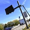 Tafeln in dieser Art könnten künftig an Einfallstraßen in der Nähe von Park-and-ride-Plätzen stehen und Autofahrern anzeigen, wann die nächste Straßenbahn in die Innenstadt fährt. 