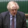 Boris Johnson, Premierminister von Großbritannien, erläutert im britischen Unterhaus den Fahrplan für die Lockerung der coronabedingten Beschränkungen.