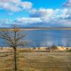 Blick über den neu entstehenden Cottbuser Ostsee (Luftaufnahme mit einer Drohne).