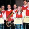 Ehrung beim Musikverein Hiltenfingen (v.l.): Andrea Weber, Marisa Egle, Eduard Hampp, Bernd Ziegler, Michael Lacher, Claudia Klein, Stephan Müller, Jürgen Frommel, Michael Lewald und Wolfgang Egle. Fotos: Williams-Fuhr