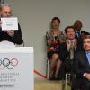 IOC-Präsident Jacques Rogge verkündet Thomas Bach als seinen Nachfolger.