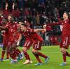 Nach dem 7:1 gegen Salzburg hatten die Bayern wieder allerhand Grund zur Freude