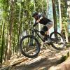 Bernd Siebert, Vorstand des Vereins MTB Augsburg, bei einer Testfahrt der Strecken am Samstag.