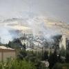 Rauch steigt über dem Forschungszentrum in Barsah auf, das bei Angriffen der USA, Großbritannien und Frankreich stark beschädigt wurde.