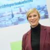 Bundestagsabgeordnete Nina Stahr (Bündnis90/Die Grünen) kommt zur Landesdelegiertenkonferenz.