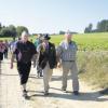 Gut zu Fuß waren (von links) Sielenbachs Bürgermeister Martin Echter, stellvertretender Landrat Peter Feile und FBG-Vorsitzender Leonhard Büchler. 