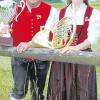 Freuen sich auf eine stimmungsvolle Neuauflage des Blasmusik-Cups am 2. Juli in Konradshofen: Andrea Wilhelm und Manfred Baur, die Vorsitzenden des ausrichtenden Musikvereins.  