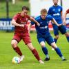 Sorgte mit seinem Treffer zum 3:0 gegen den BSV Berg im Gau II für die Entscheidung: Sinnings Dominik Reichherzer (rechts). Foto: Daniel Worsch