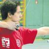 Volle Konzentration: Andreas Mayr aus Thierhaupten. Der 14-Jährige wurde deutscher Schülermeister im Bogenschießen.  