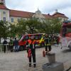Die Feuerwehren aus den Ortsteilen Schießen, Biberach,
Roggenburg, Ingstetten und Meßhofen haben sich im Prälatenhof zu einer Art Leistungsschau getroffen.