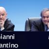 Ein Bild aus vergangenen Tagen: Im Jahr 2015 verstanden sich Gianni Infantino und Michel Platini noch gut. Die Zeiten haben sich geändert. 	