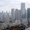 Blick über die chinesische Stadt Chengdu. Die Region wurde nun von einem Erdbeben heimgesucht.