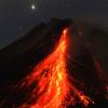 Der Vulkan Merapi in Indonesien ist wieder aktiv.