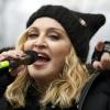 Die US-Sängerin Madonna während einer Anti-Trump-Kundgebung in Washington.