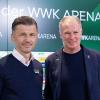 Stefan Reuter übergibt nun beim FC Augsburg den Staffelstab an  Marinko Jurendic (li.). Der muss sich nun als neuer Sportdirektor in der Bundesliga beweisen.  