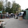 Beim ersten Markttag für den künftigen Dorfladen gab
es regionale Produkte zu kaufen und auch Traktoren-Oldtimer
zu bestaunen.