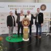 Preisverleihung beim European Beer Star: (von links) Georg Rittmayer, Brauereichef Franz Freiherr Groß von Trockau, Braumeister Albert Eberle von Koblinski, Martin Schimpf.