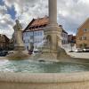 Der Hauptbrunnen in Friedberg war schon immer der Marienbrunnen.